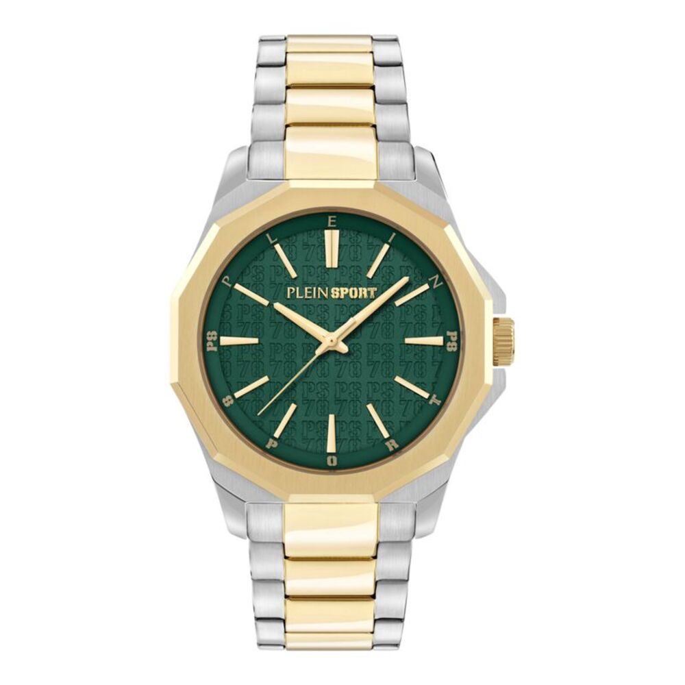 Plein Sport Onyx Ultra Bracelet Watch Two Tone Mens